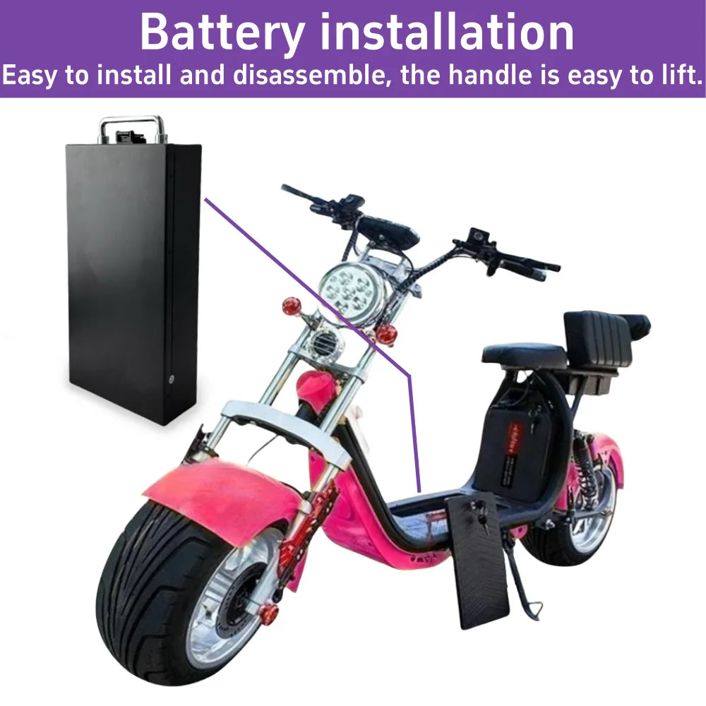 60V 10Ah–30Ah Lithium Battery | 67.2V CityCoco Scooter Battery