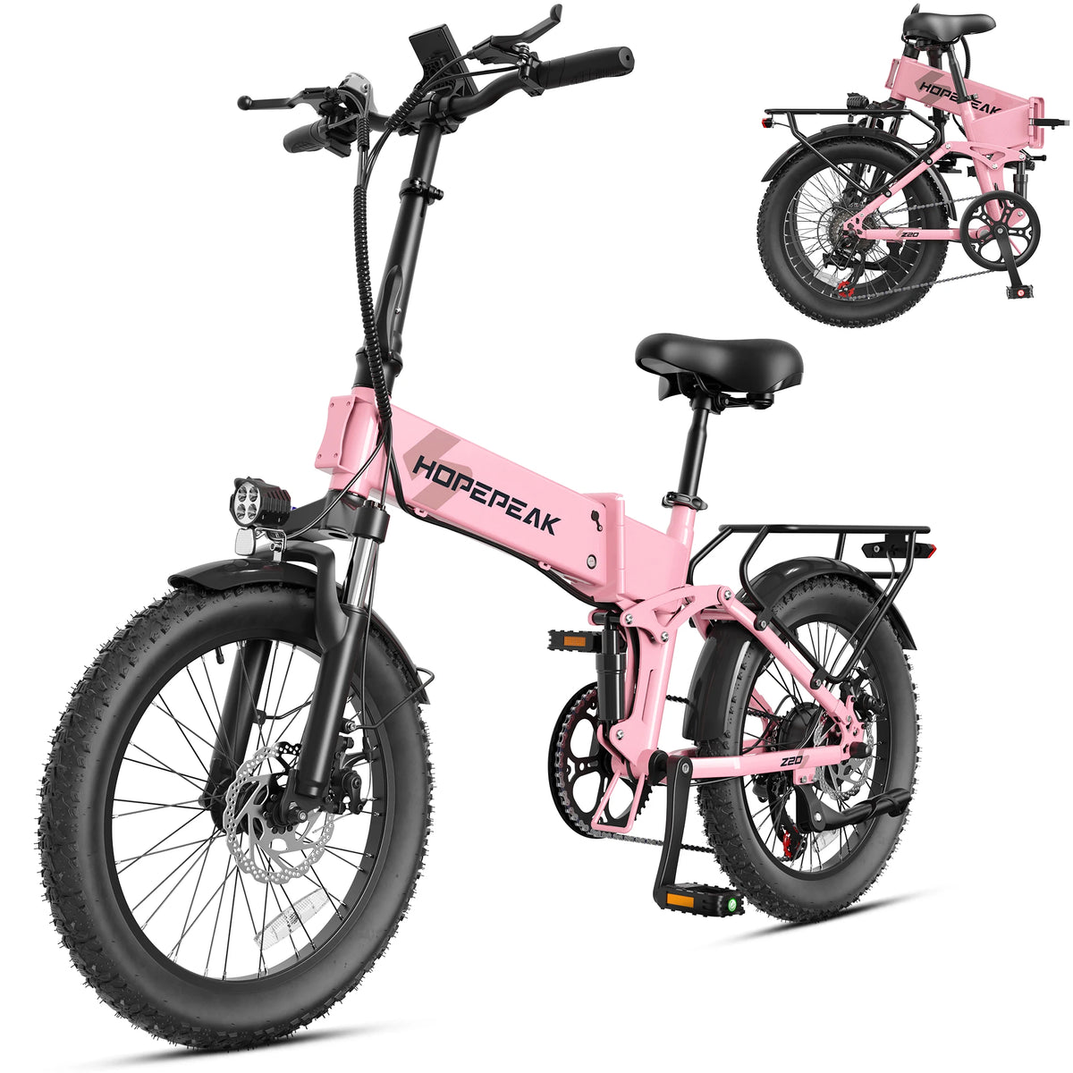 Z20 1200W Folding Fat Tire E-Bike | 48V 12Ah 28MPH