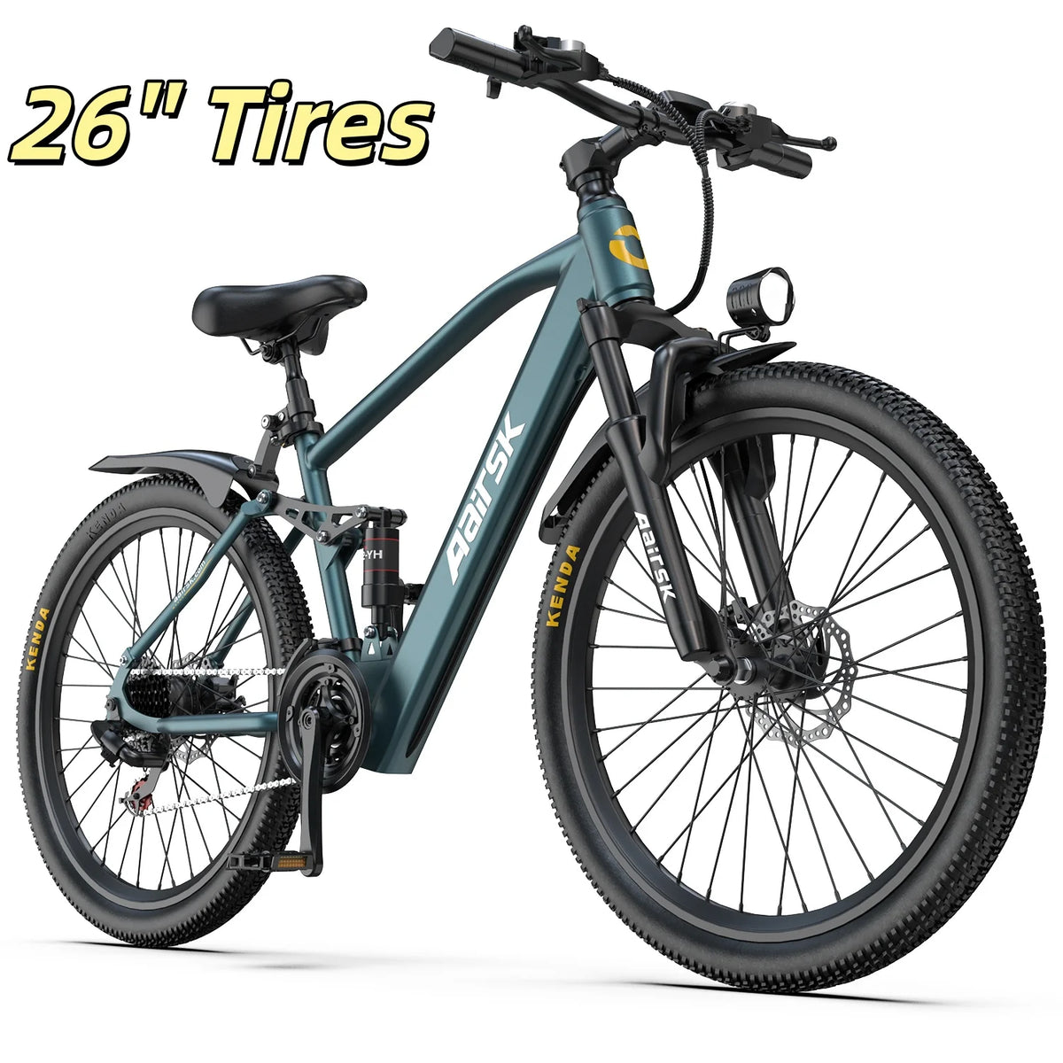 🔥 BUY ONE, GET ONE FREE eBIKE DEAL 🔥750W Peak Full-Suspension Electric Mountain Bike