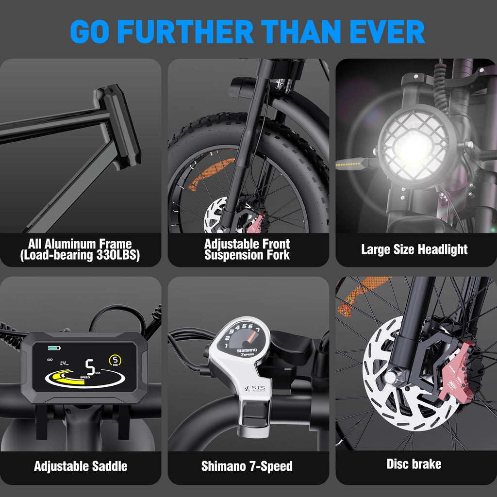 Ridstar Q20 Pro Dual Motor Electric Bike