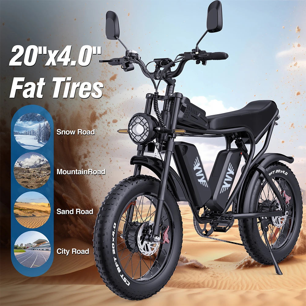 Ridstar Q20 Pro Dual Motor Electric Bike