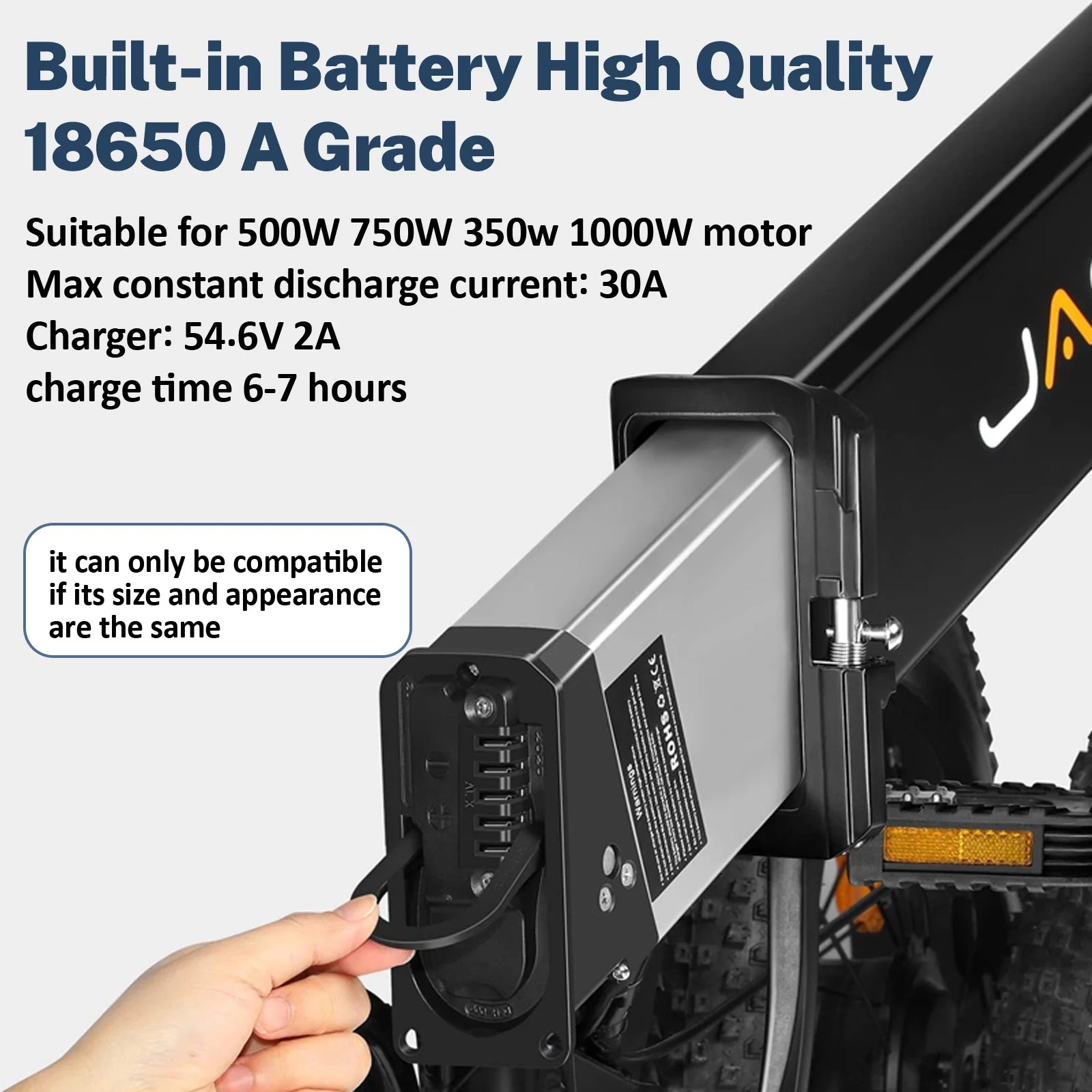 Folding E-Bike Replacement Battery (10.4Ah / 14Ah)