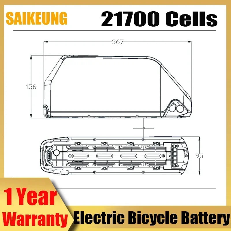 High Capacity 21700 Lithium Power Packs (36V - 72V | Up to 60Ah)