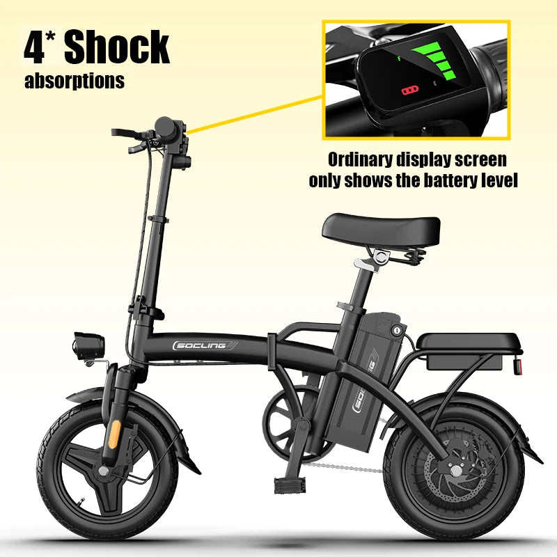 14" Ultra-Compact Folding Urban E-Bike