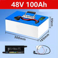 48V 60V 72V 100Ah Powerful Lithium ion Battery for Electric Vehicles Super Large Capacity A grade battery cell
