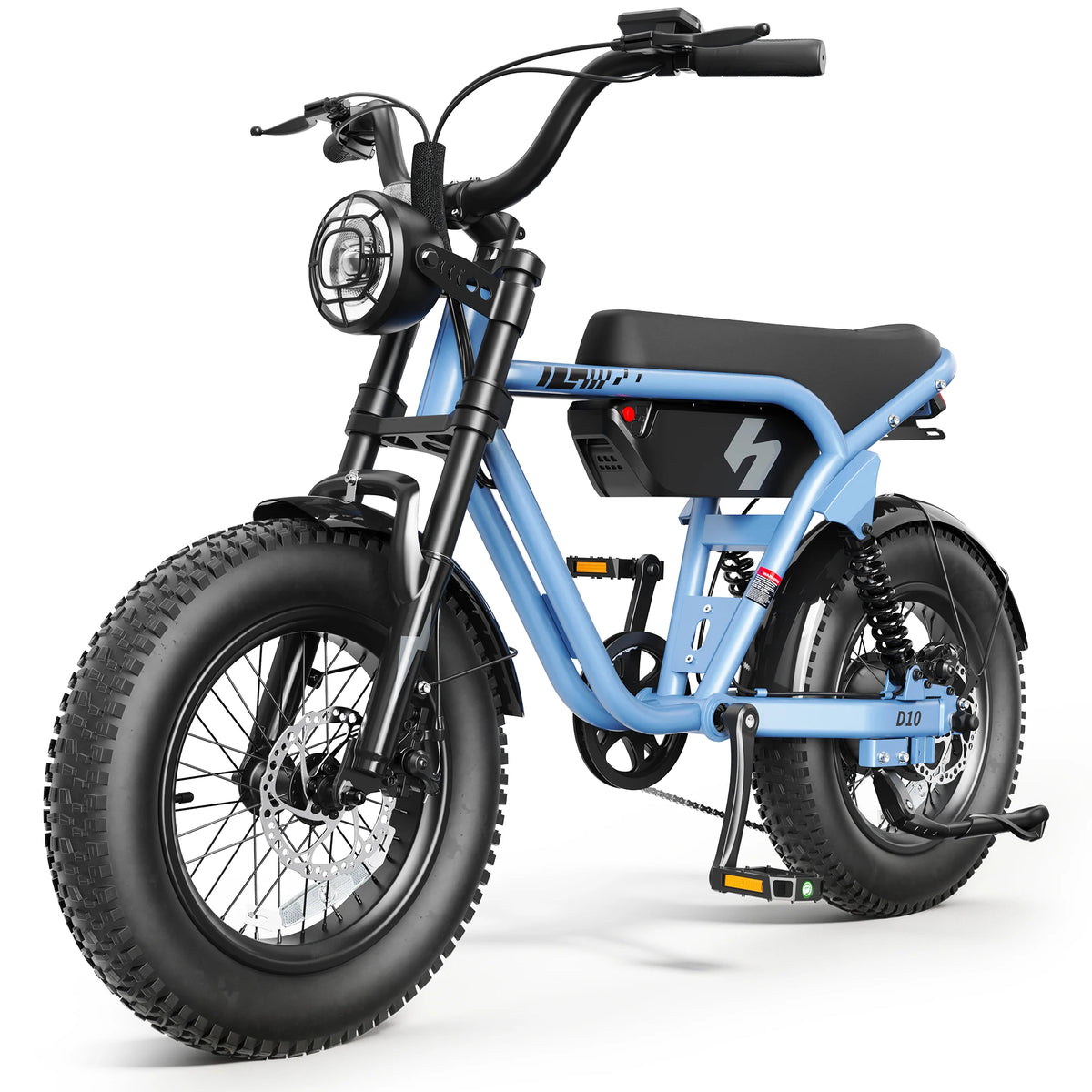 D10 1500W Peak All-Terrain Fat-Tire Electric Mountain Bike