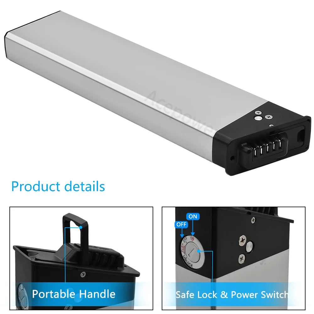 For eLectric XP 3.0 Step-Over Long Range Battery 48V 10.4Ah 14Ah Ebike Battery for Lectrics XP 3.0 Step-Over eBike Battery US warehouse