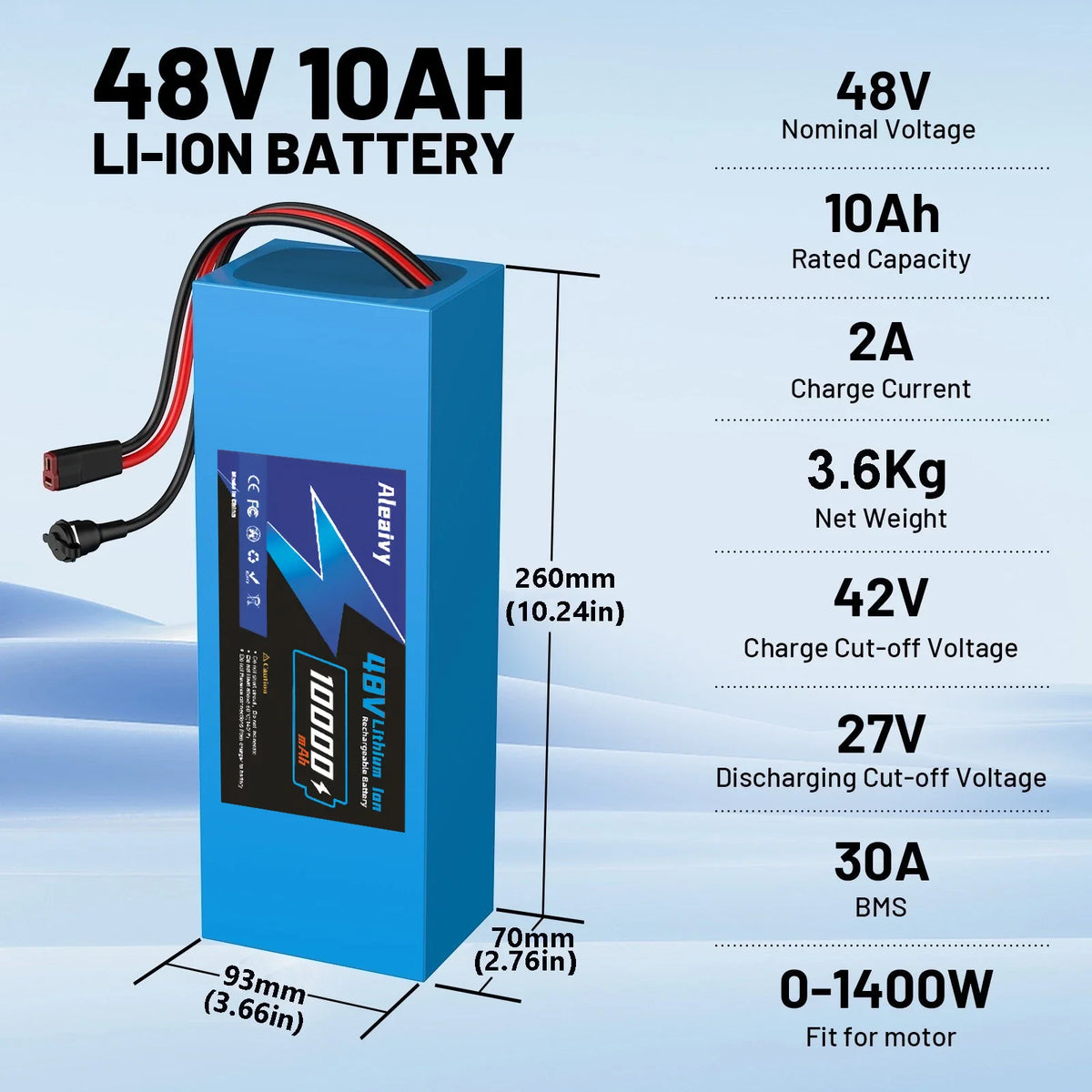 Cheterdoli 36V 48V Universal E-Bike Battery | UL Certified