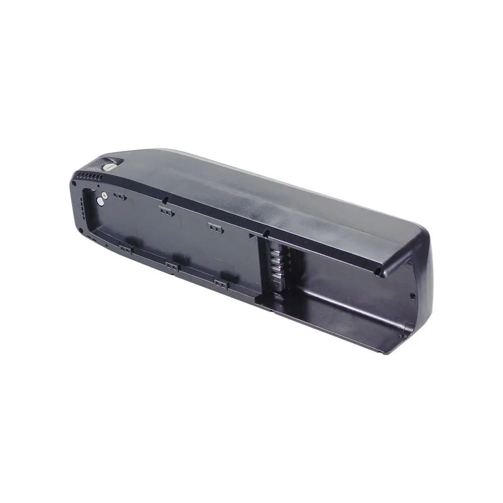 A dark gray rectangular plastic accessory with a central horizontal slot and a small recessed detail on the side, shown on a plain white background.