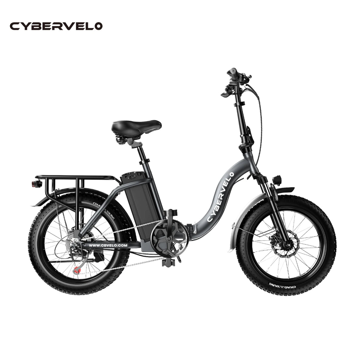 Cybervelo electric bike on a white background