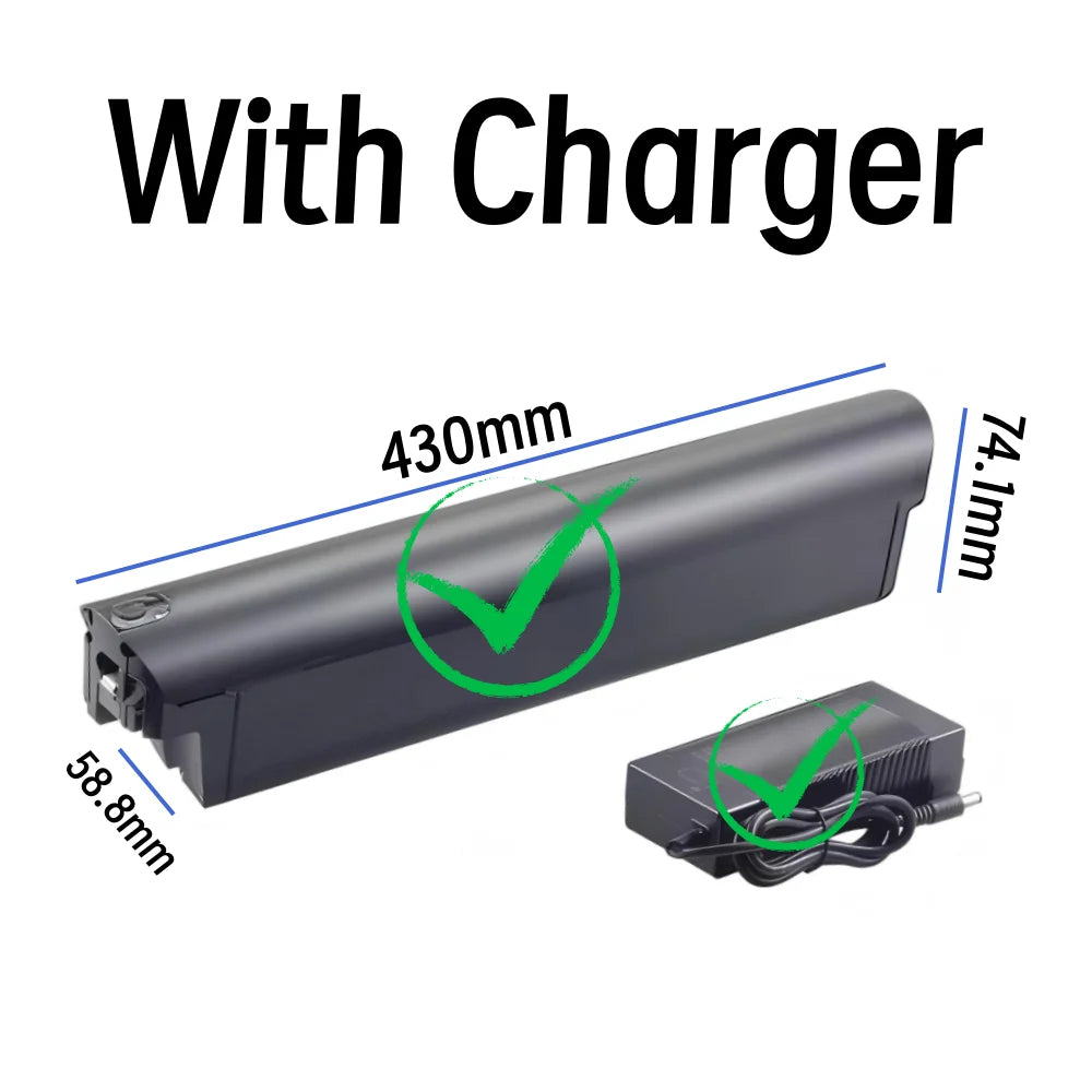 TRILUPO 36V 14Ah lithium ion replacement battery pack tailored for Huffy Vertis ebikes