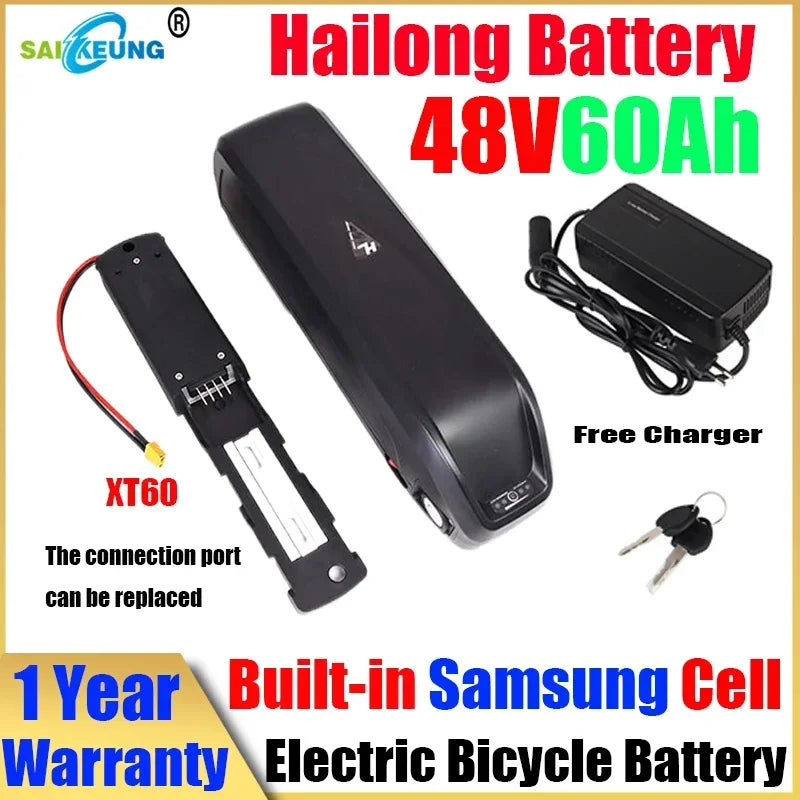 Samsung-Powered 48V High-Capacity E-Bike & Scooter Battery