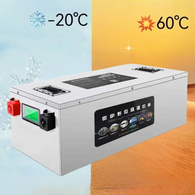 DIXSG 96V 100Ah Lithium Battery with BMS & Charger