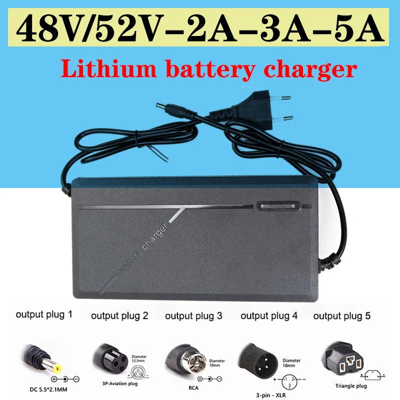 48V / 52V Intelligent Lithium-Ion Fast Charger Matrix