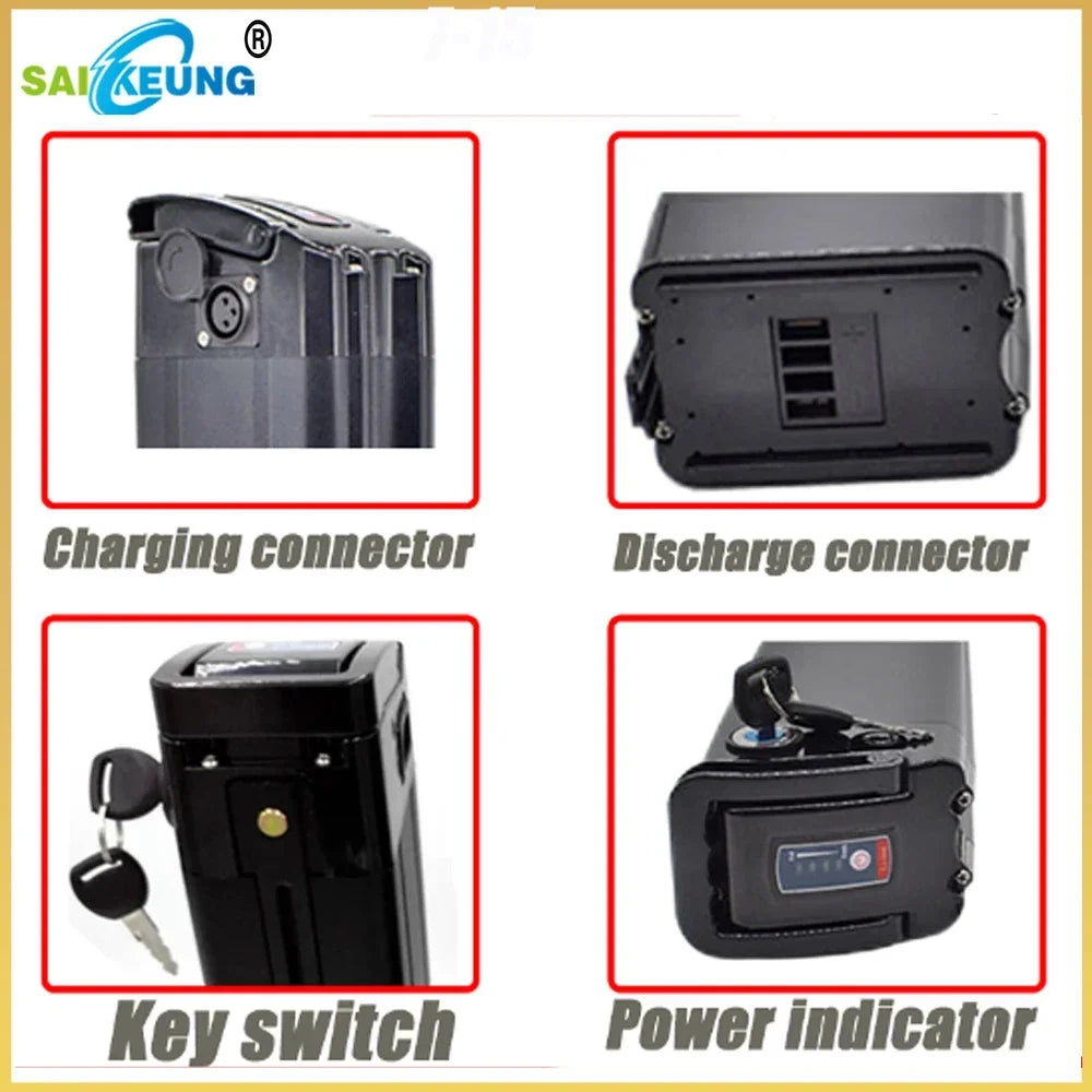 36v 48v  52v 60v 72v SilverFish Lithium-Ion Battery
