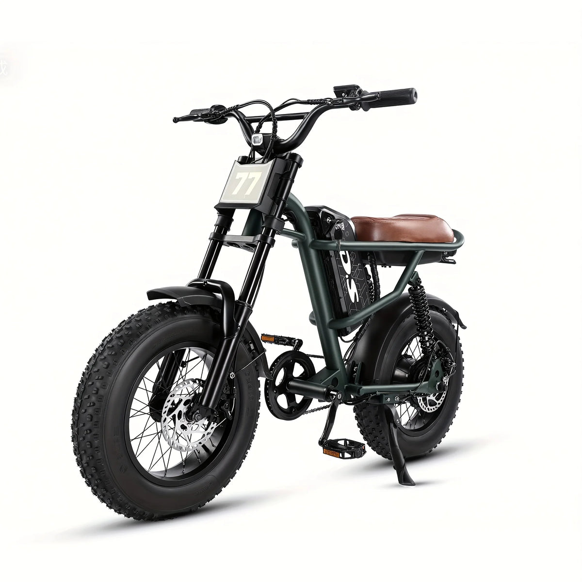 16" Full-Suspension Electric Light Motorcycle | 500W & 48V 15.6Ah