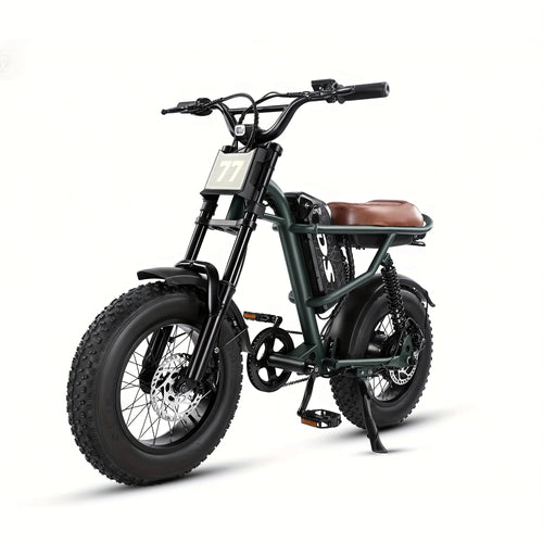 16" Full-Suspension Electric Light Motorcycle | 500W & 48V 15.6Ah