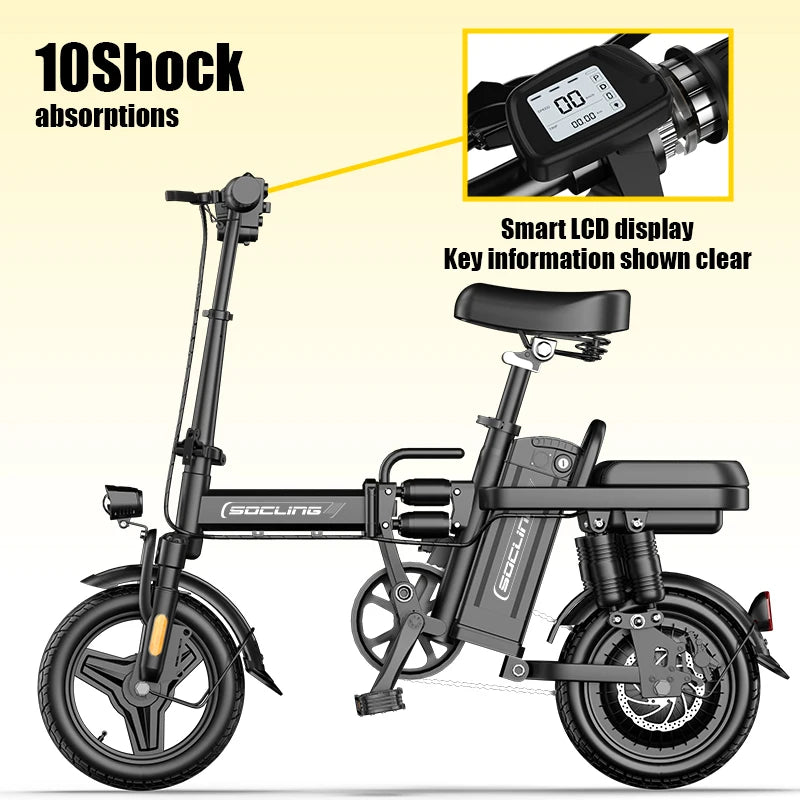 14" Ultra-Compact Folding Urban E-Bike