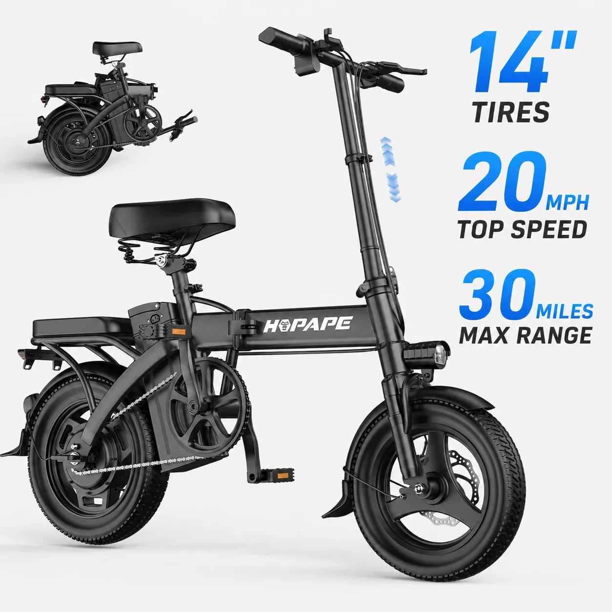 26" Fat Tire Electric Bike for Adults 48V 20Ah 1000W