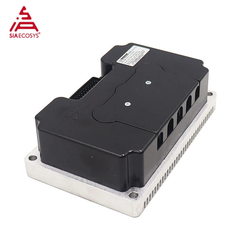 SIAECOSYS electronic control module with a black plastic housing and a silver aluminum base, shown on a white background with the SIAECOSYS logo in the top-left corner.