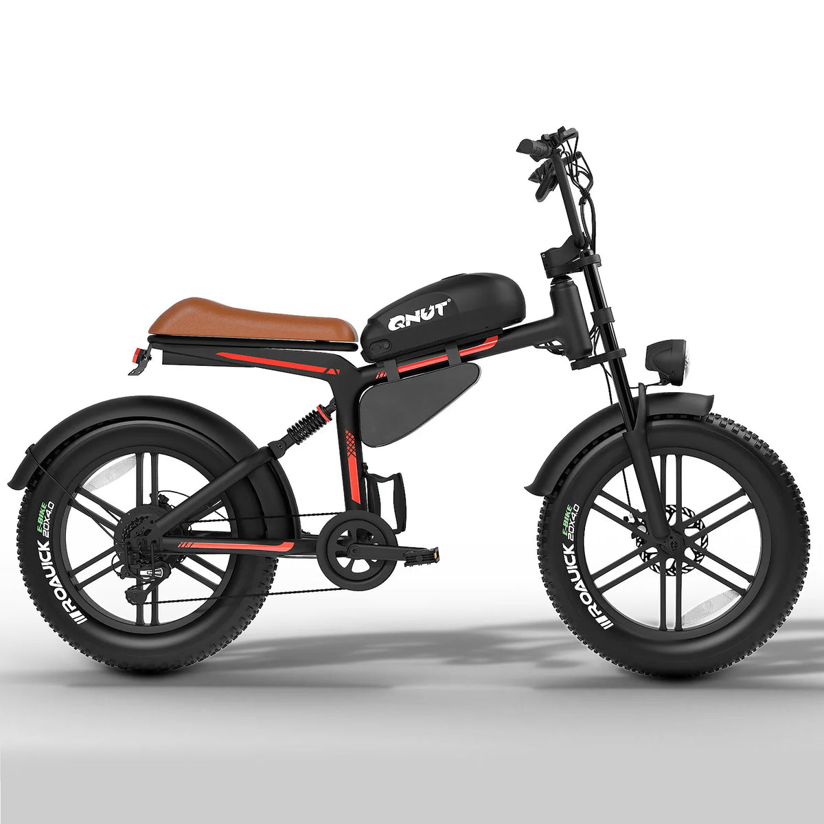 QNUT BK20 Electric Fat Tire Bike – 48V 18Ah Battery