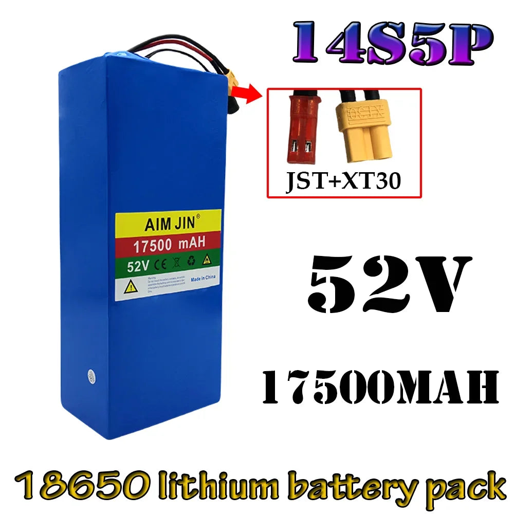 52V 17.5Ah High-Capacity Lithium-Ion Battery