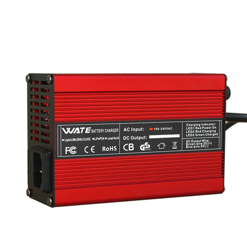 WATE 54.6V 5A Intelligent 300W Aluminum Fast Charger