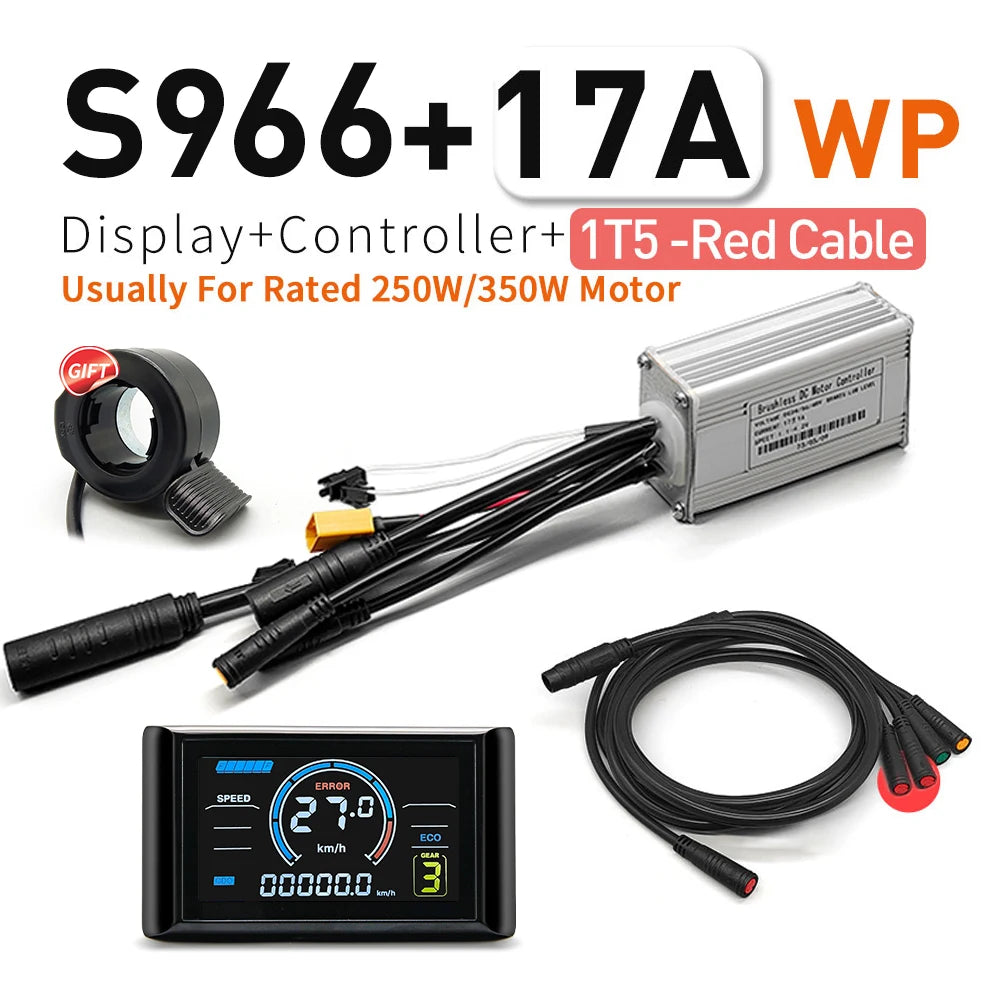 EZKT Sine Wave Waterproof E-Bike Controller Kit