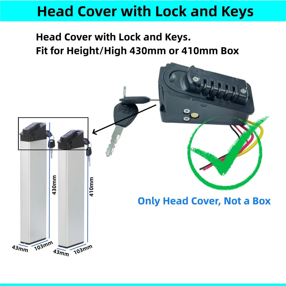 Belicore Foldable E-Bike Battery Box | DCH006 ALX009 Shell