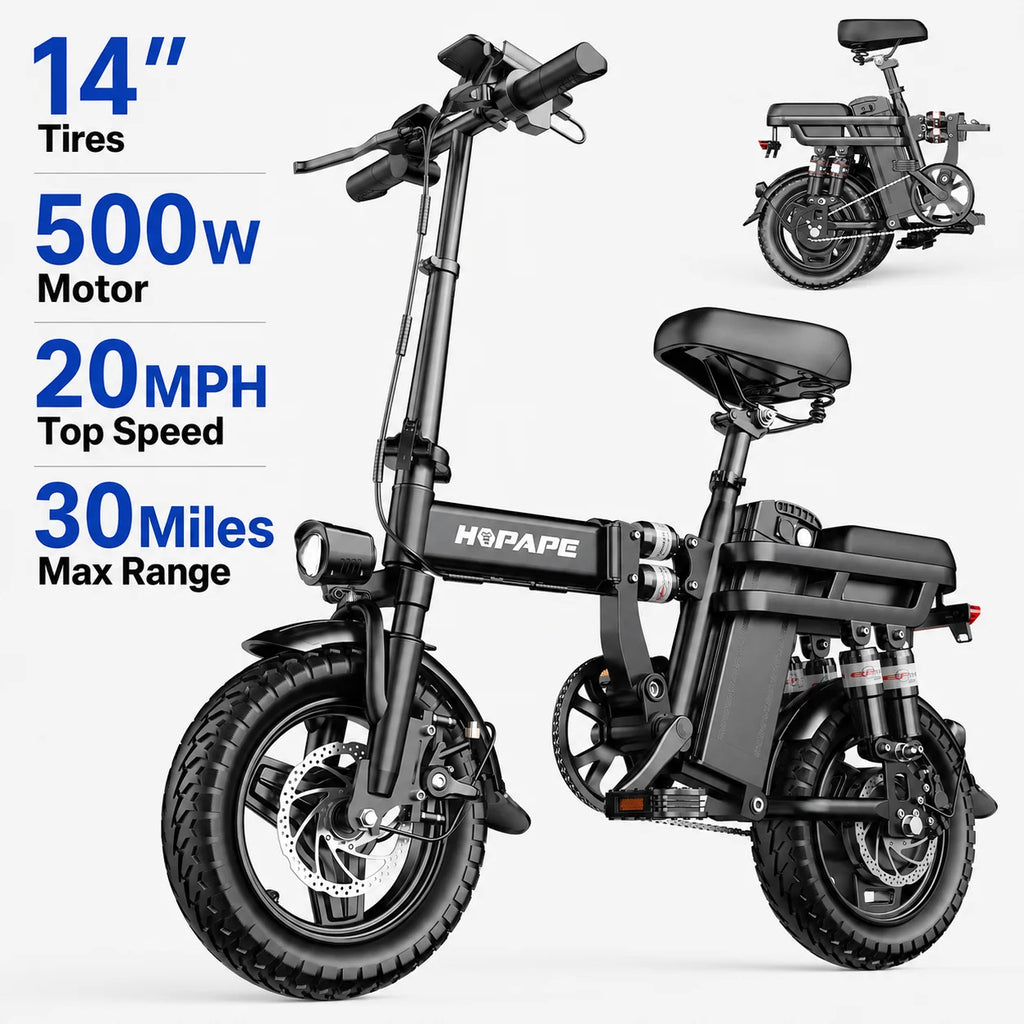 EOEOTWO Heavy Duty Ebike, 400 LBS Capacity, 65Nm