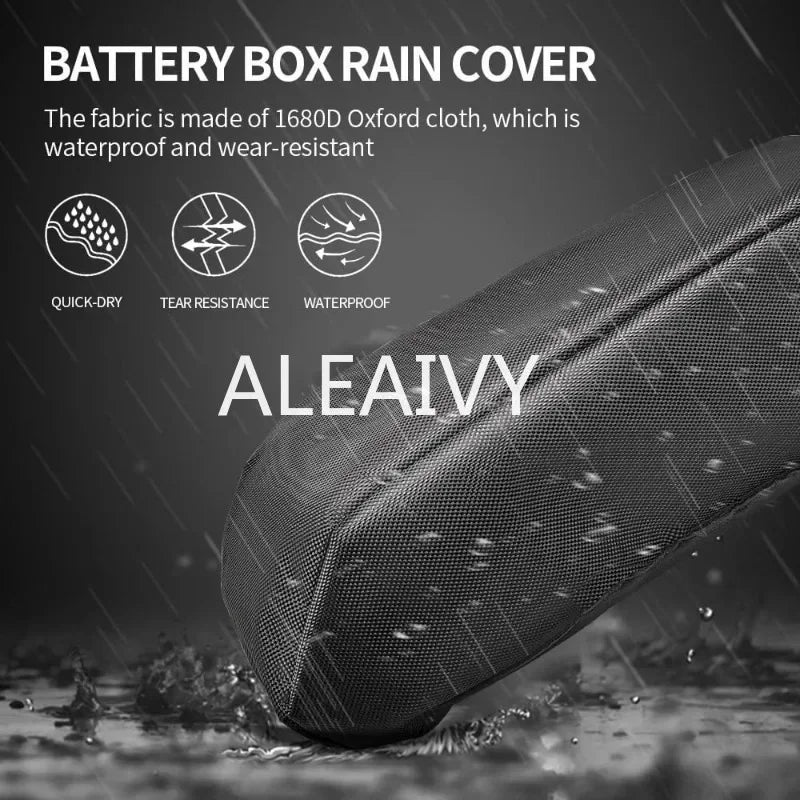 Aleaivy All-Weather Waterproof &amp; Dustproof E-Bike Battery Protective Cover