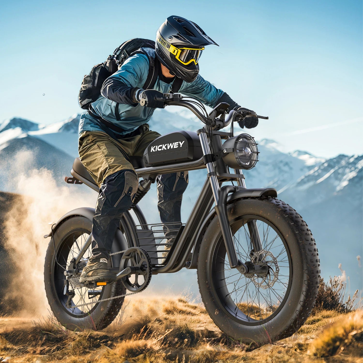 K7 3000W Dual Motor Off-Road Electric Bike