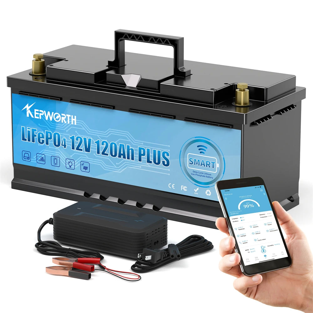 KEPWORTH LiFePO4 Battery 12V 24V 48V