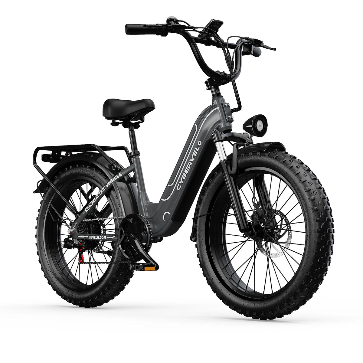 Cybervelo 26" Step-Thru Commuter, 1000W Peak 48V