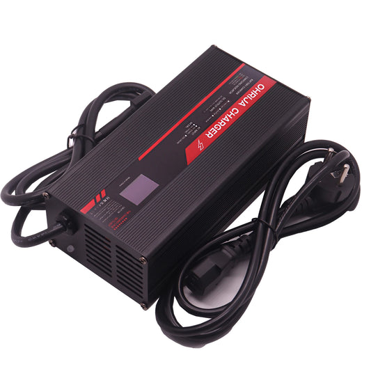 Power adapter with cables on a white background