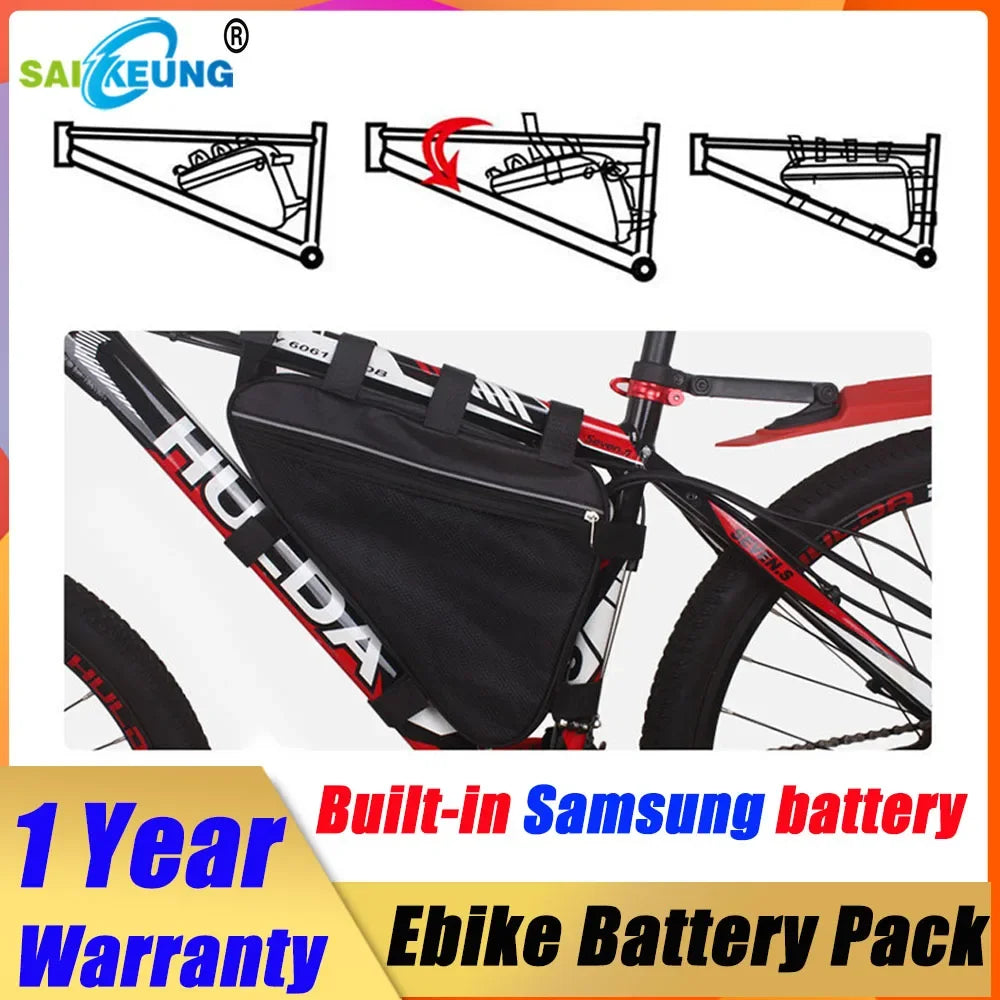SAIKEUNG Huge-Capacity Triangle E-Bike Battery Series.