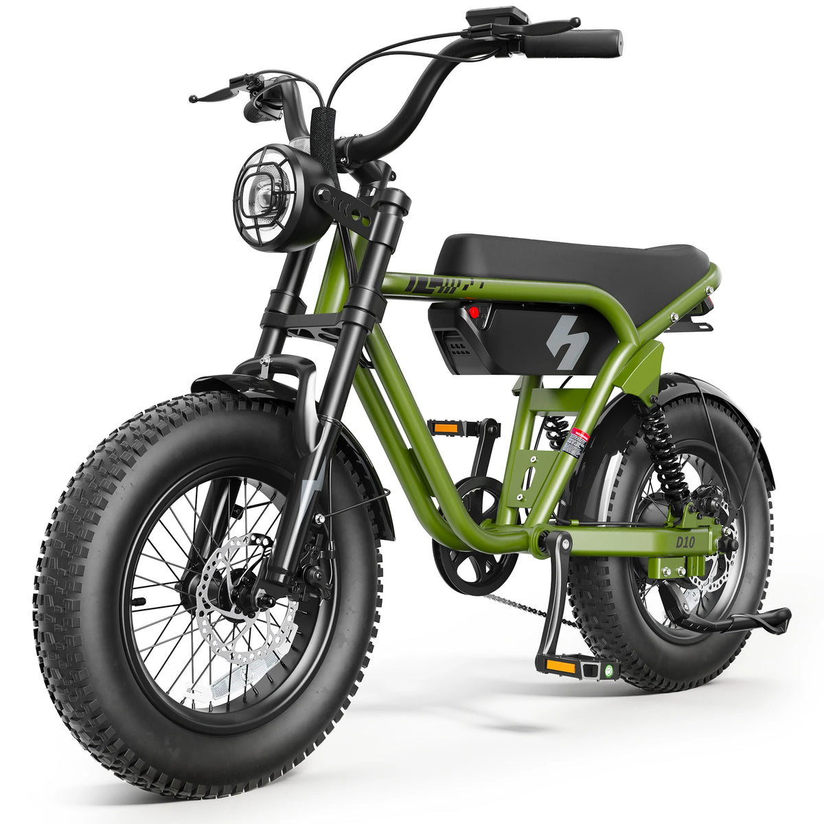 D10 1500W Peak All-Terrain Fat-Tire Electric Mountain Bike