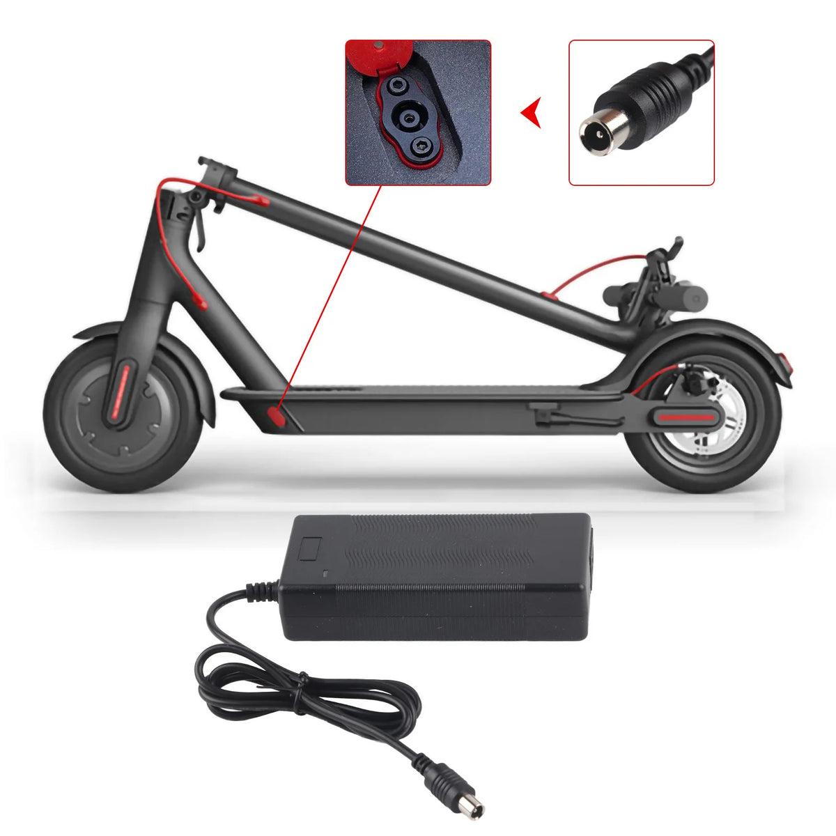 Universal 42V 2A Smart Replacement Charger for Xiaomi M365 &amp; Ninebot Electric Scooters