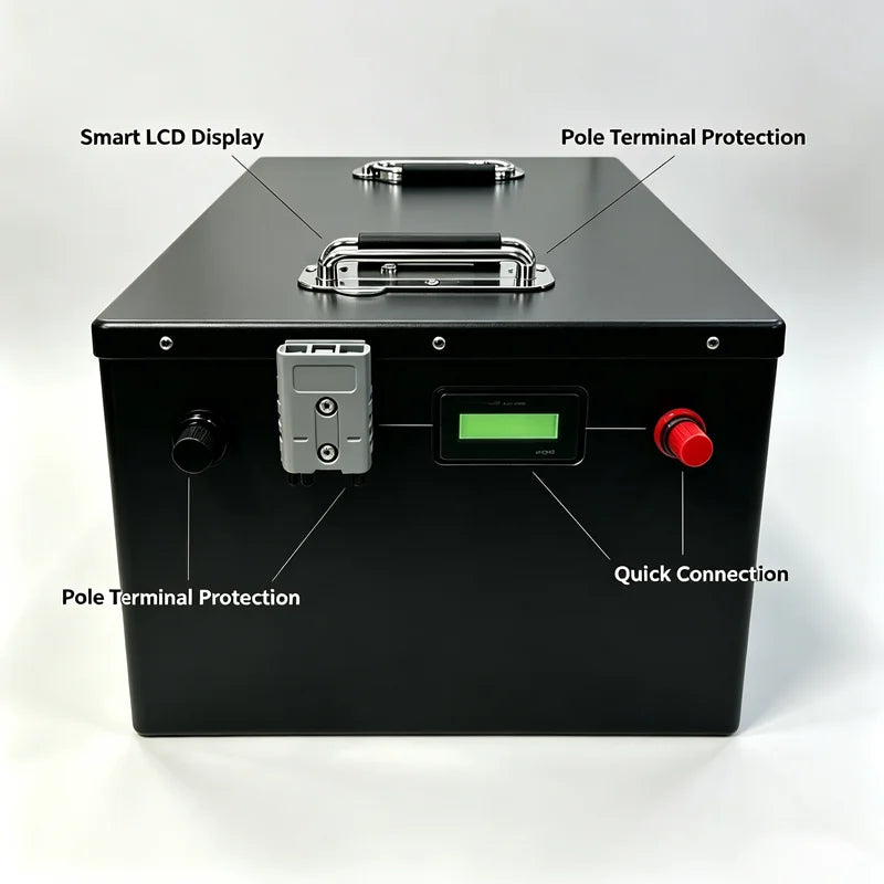 TLXT 96V Lithium-Ion Battery with Bluetooth BMS & Charger