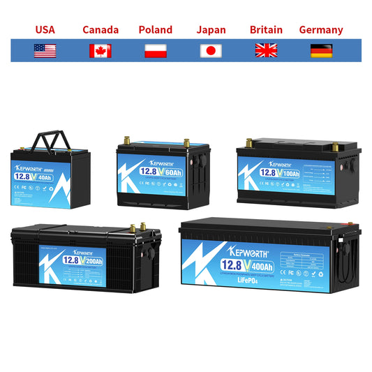 KEPWORTH LiFePO4 Battery 12V 24V 48V