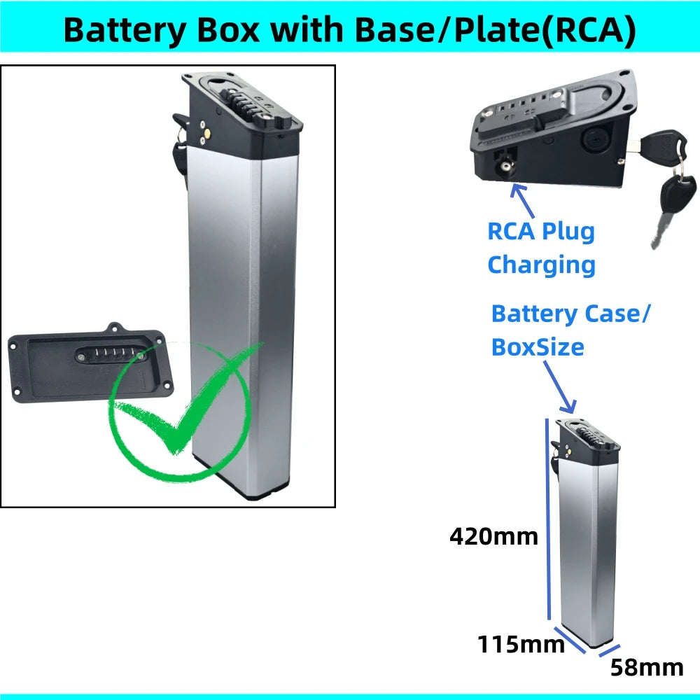 Belicore Foldable E-Bike Battery Box | DCH006 ALX009 Shell