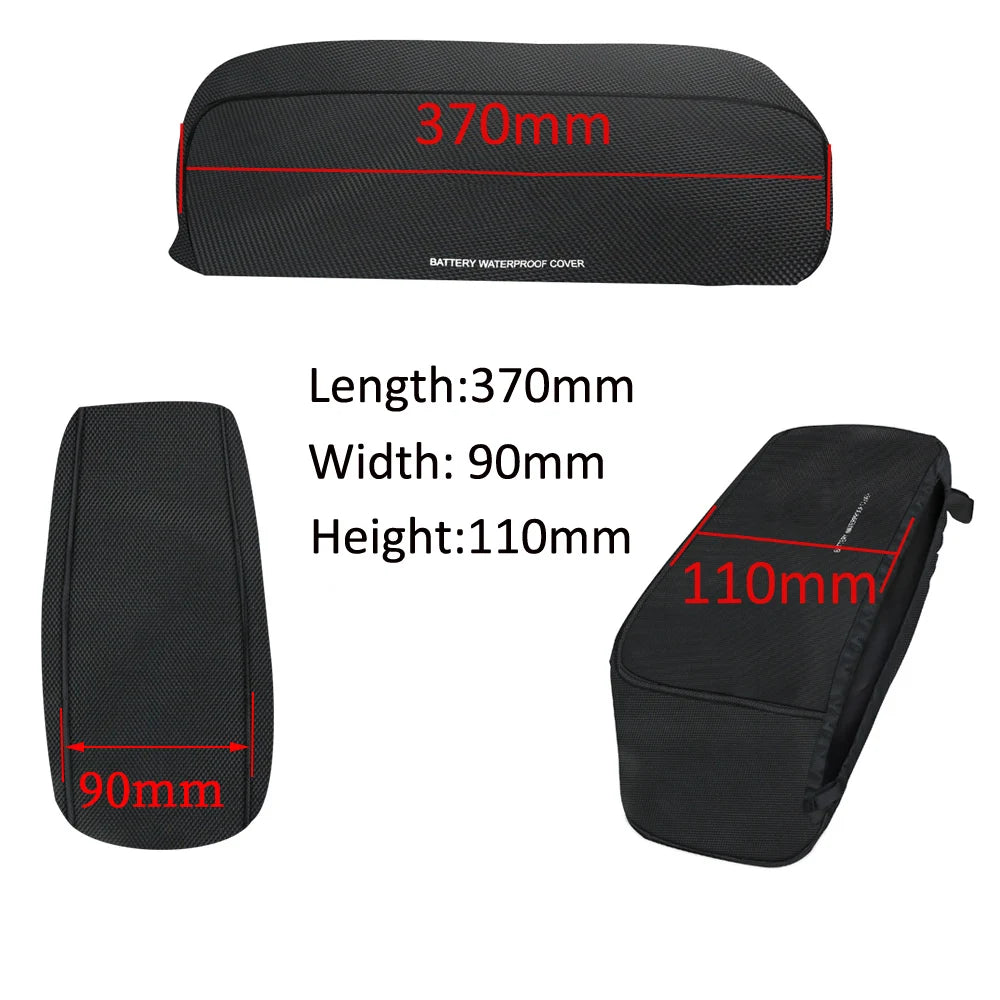UPP Waterproof Bag Dustproof Anti-mud Cover for Downtube Lithium EBike Batteries Accessory Hailong Shark Dolphin Polly Style