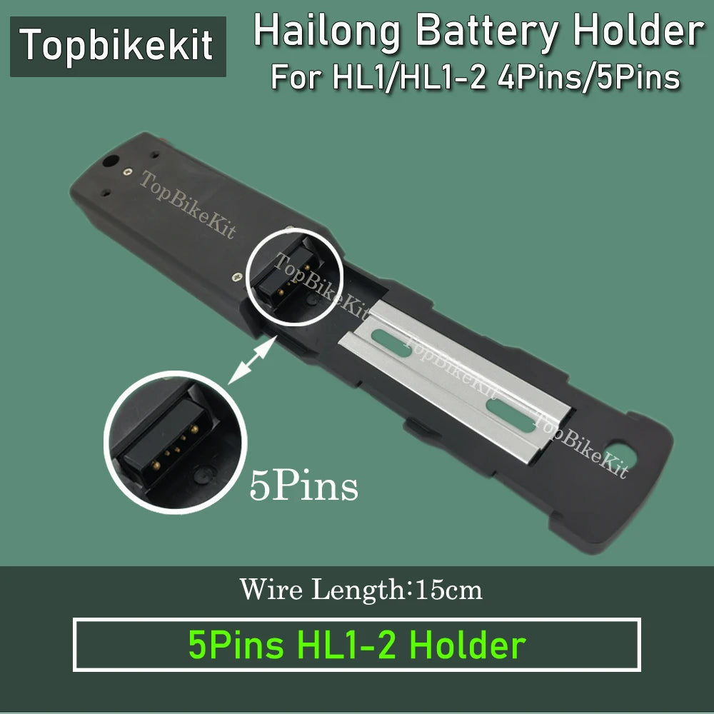 E-Bike Battery Mounting Base Plate | 4-Pin & 5-Pin Holders