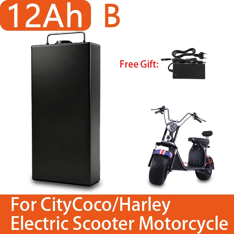 60V 12Ah–21Ah eBike Battery