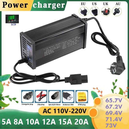 LUXUGLOW Smart Lithium Battery Charger | Multiple Amp Options