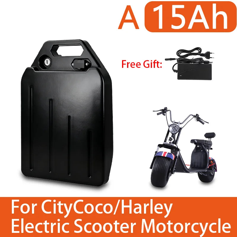 60V 12Ah–21Ah eBike Battery
