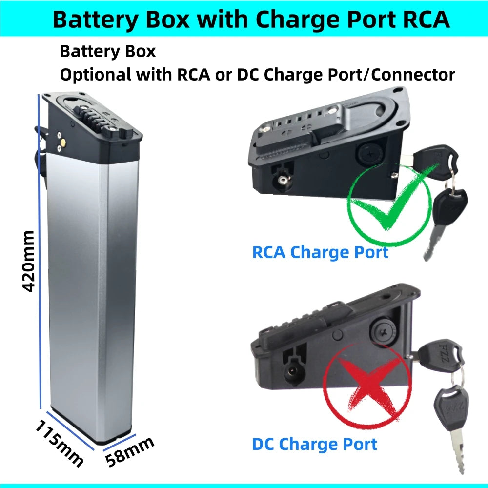Belicore Foldable E-Bike Battery Box | DCH006 ALX009 Shell