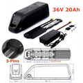 5-Pin Hailong E-Bike Battery | 36V 48V (10Ah, 15Ah, 20Ah) | Bafang 750W-1500W