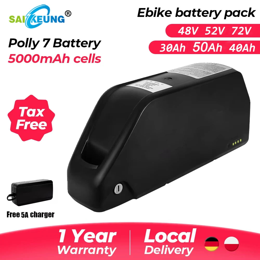 Cham 52v 48v 72v 50ah 60ah Battery Hailong Polly Dp7
