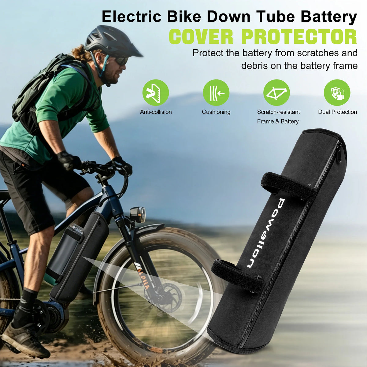 Electric Bicycle Battery Protection Cover